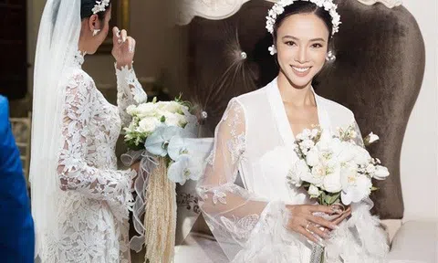 Hội mỹ nhân Việt diện áo cưới xuyên thấu, riêng "siêu vòng 3 Nam Định" táo bạo nhất