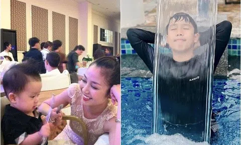 Con trai Ốc Thanh Vân cao to khó nhận ra bên bà vú lâu năm, thú vị ảnh hơn 10 năm trước cạnh Trấn Thành