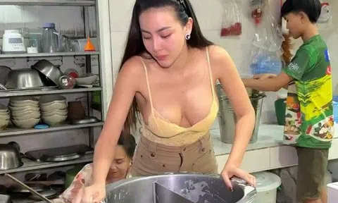 Độc lạ Thái Lan: Thi hoa hậu trượt top, chân dài mở hàng ăn, mặc trễ nải thành công vang dội