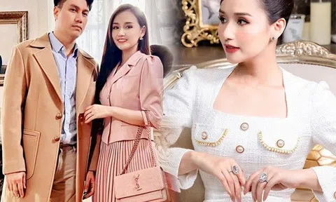 "Nữ diễn viên giàu nhất miền Bắc" đeo kim cương nặng tay, xách toàn túi trăm triệu