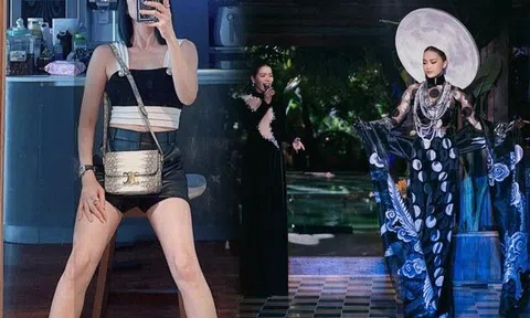 Thấp hơn tình trẻ 20cm, Lệ Quyên vẫn có "thanh kiếm" dài, tự hào khoe trước gương