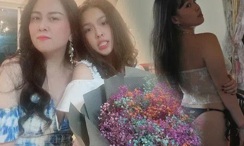 Phượng Chanel khoe con gái 20 tuổi diện cọng thun bốc hơn hoa hậu, CĐM phản ứng thiếu gì cách khoe