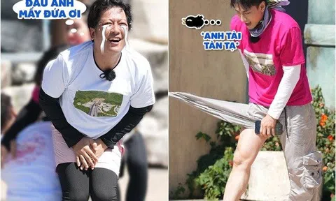 Trường Giang ôm bộ phận nhạy cảm, trai đẹp bị xé toạc quần, dàn sao nữ tả tơi vì gặp "hung thần"