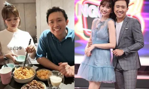 Trấn Thành tăng cân, mặt sưng phù khi ngồi ăn cùng Hari Won, khác hẳn diện mạo trên sóng truyền hình