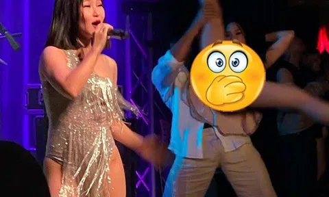 Hương Tràm tái xuất sau nhiều năm diễn bar, mặc như không mặc, khoảnh khắc nào cũng gợi cảm "đỏ mặt"