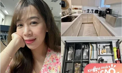 MC Diệp Chi khoe căn bếp đúng mơ ước của nghìn cô gái, BTV Thụy Vân trầm trồ: "Em phục chị sát đất!"