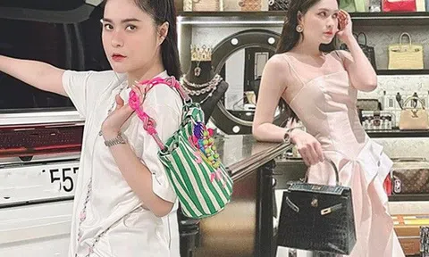 "Lạnh gáy" thú chơi túi cá sấu xa xỉ của Đoàn Di Băng, ông xã đại gia cầu cứu
