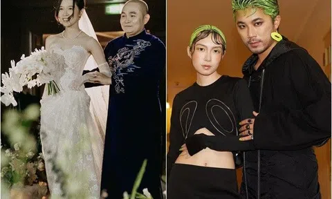 Con gái "Vua hài" Xuân Hinh xuất hiện lạ hoắc, khác hẳn vẻ dịu dàng khi lên sóng cùng chồng cao to