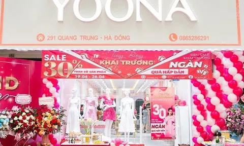 Thời trang YOONA đồng loạt khai trương chuỗi showroom lớn tại Hà Nội