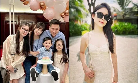 Vợ BTV Quốc Khánh khoe ảnh gia đình đông con, ái nữ đầu lòng xinh nức nở chiếm ngay ánh nhìn