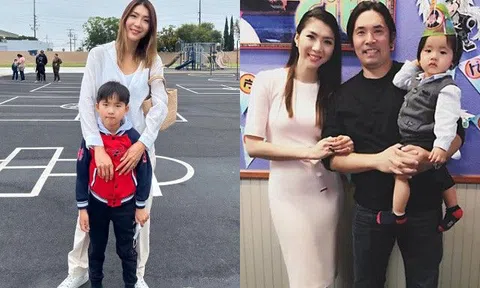 Con trai Ngọc Quyên nhập học trường Mỹ, ngoại hình lên 8 tuổi thành tâm điểm vì giống bố Việt kiều như đúc