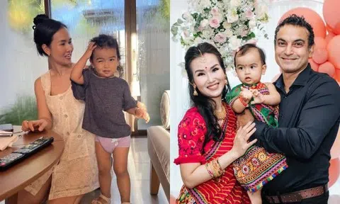 Con gái lai Ấn của Võ Hạ Trâm bị nhận xét ăn chay trường nên mặt mũi xanh xao, nữ ca sĩ phản hồi