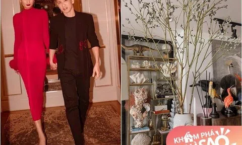 Chồng thiếu gia của Lê Thúy khoe góc nhà toàn đồ độc lạ ai nấy đều thốt lên "quá xịn", còn cắm cành siêu thơm