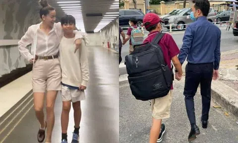 Từng bị balo "nuốt chửng", con trai Cường Đô La thay đổi "chóng mặt" chỉ sau 1 năm nhờ gen mẹ Hồ Ngọc Hà