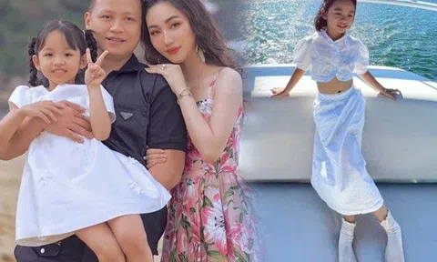 Á hậu bạn thân Đỗ Mỹ Linh khoe ảnh con gái 7 tuổi ăn mặc sành điệu, hưởng hết gen trội từ mẹ