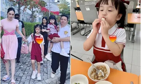 Đoàn Di Băng cho con học mẫu giáo 350 triệu/năm, nhìn cơm trưa đạm bạc nói đúng 1 câu ai cũng đồng tình