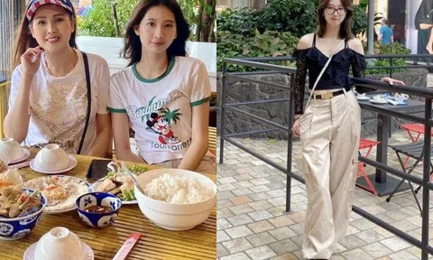 Ái nữ 14 tuổi của "gái nhảy" Minh Thư đẹp thuần khiết, được ví như tiên nữ trong chuyến về Việt Nam