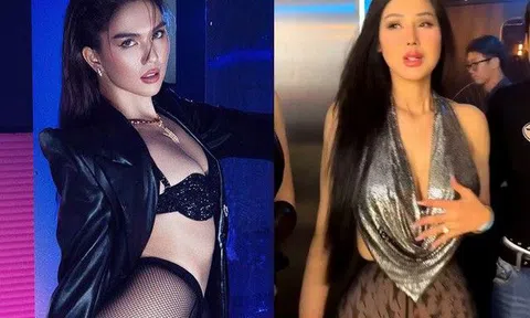 Sau Ngọc Trinh, đây là mỹ nhân chỉ diện độc quần tất ra đường, vòng 3 "khủng" cả mét