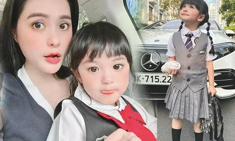 Con gái út Đoàn Di Băng học trường 350 triệu/năm, 2 tuần nhập học chưa mặc đụng bộ nào