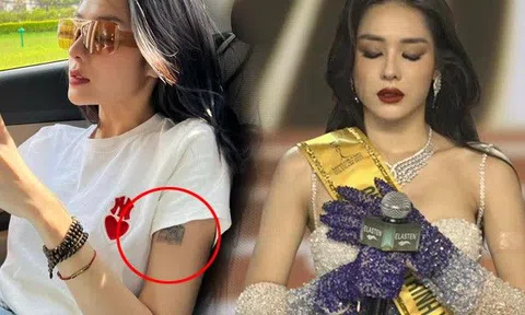 Á hậu 3 Hồng Hạnh đã giấu nhẹm hình xăm ở cánh tay khi đi thi Miss Grand Vietnam 2023