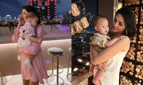 Mẹ vợ Ukraine của Bùi Tiến Dũng diện váy ngắn, dáng vẻ gợi cảm khó tin dù đã qua 3 lần sinh nở