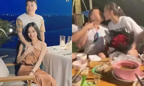 Shark Bình hôn vợ trẻ theo yêu cầu, nhan sắc không phấn son của Phương Oanh thành tâm điểm