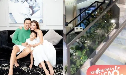 Soi cơ ngơi mới của Lương Thế Thành - Thúy Diễm: Có chiếc cầu thang pha lê độc đáo, nhiều góc an nhiên