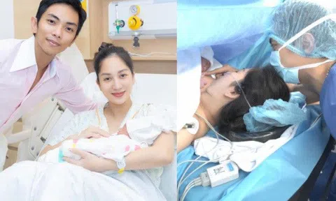 Phan Hiển bật khóc khi Khánh Thi sinh con thứ 3, sắc mặt mẹ bỉm sau thời khắc "vượt cạn" ở tuổi U45 thành tâm điểm