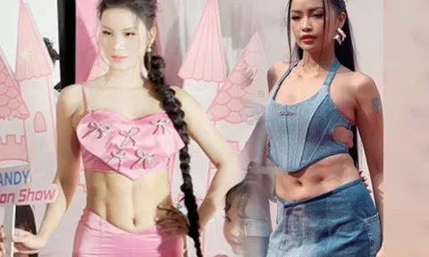 Hương Ly xuất hiện khác lạ: Mặt Đông Nhi, cơ bụng Ngọc Châu