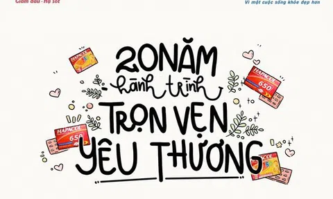 Lai Thượng Hưng mang ký ức “20 năm trọn vẹn yêu thương cùng Hapacol” vào tranh thơ