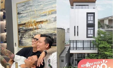 Vợ chồng Tuấn Hưng đến thăm cơ ngơi của Lê Hoàng (The Men): Vợ đẹp con khôn, sống trong nhà 7 tầng hơn 1.000m2