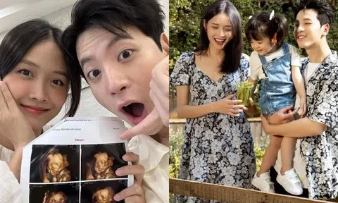 Trương Mỹ Nhân xác nhận sắp đón thêm con thứ 2 với chồng kém tuổi Phí Ngọc Hưng dù chưa làm đám cưới