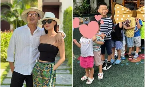 Con trai sinh ở Mỹ của Lương Thế Thành Thúy Diễm 5 tuổi đi mẫu giáo cao hơn bạn 1 cái đầu