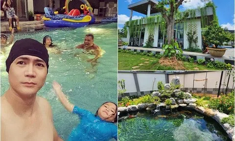 Cơ ngơi 1.200m2 của bố 5 con Quách Thành Danh làm Ngọc Lan thốt lên: "Dinh thự này bự quá không dám gõ cửa"