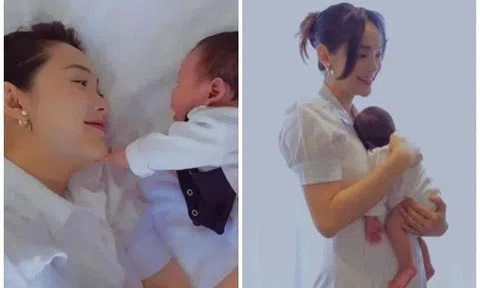 Sao Việt 24h: Minh Hằng lần đầu khoe cận diện mạo con trai, mẹ bỉm gây chú ý với sắc vóc cực chuẩn