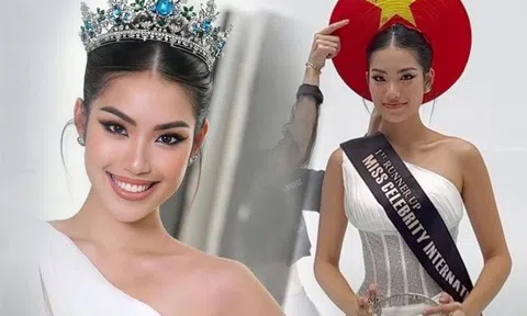 Nhan sắc học trò Hồ Ngọc Hà đăng quang Á hậu quốc tế, gây sốt với vẻ đẹp tri thức