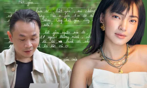 Binz xúc động đọc bức thư "Hết yêu" từ bạn gái Châu Bùi, hành động sau đó càng đặc biệt hơn