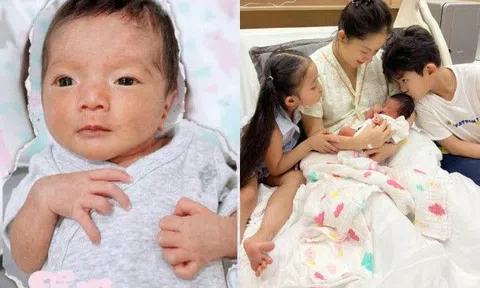 Khánh Thi khoe cận mặt ái nữ thứ 3, nhóc tì nặng 2kg ngày mới chào đời nay trổ nét xinh xắn