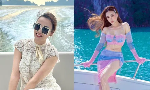 Phương Oanh diện đầm che bụng khoe nhan sắc mẹ bầu, hé lộ câu nói: "Làm một đứa nữa đi"