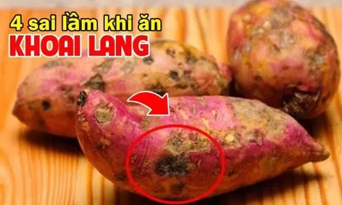 4 sai lầm khi ăn khoai lang biến chất bổ thành độc tố, điều thứ 3 rất hại sức khỏe