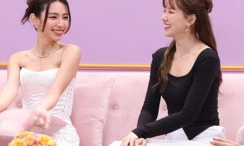 Hari Won hỏi "cắc cớ" Hoa hậu Thùy Tiên trên sóng truyền hình: "Người ta có táng vô mặt em không?"