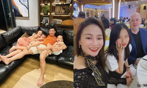 MC Thành Trung và vợ cũ cùng chúc mừng sinh nhật con gái, nhưng hành động của bố dượng Tây mới là tâm điểm
