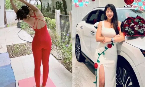 Vợ cũ Shark Bình mặc đồ bó sát khoe 3 vòng "căng đét", eo nhỏ xíu dù đã qua 2 lần sinh nở