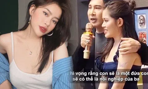 Con gái thứ 3 của Kim Tử Long đẹp gợi cảm trong sinh nhật chung với bố: Đang học thanh nhạc, thân thiết mẹ kế