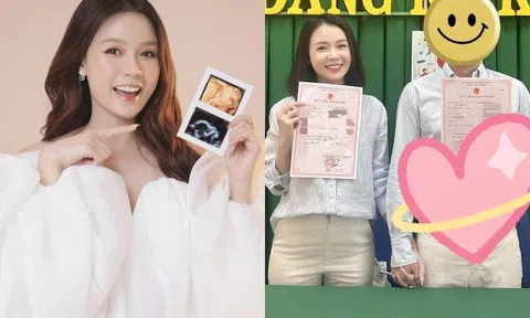 Sam xác nhận mang thai con đầu lòng, khoe ảnh siêu âm rõ mặt em bé