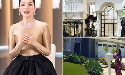 Lệ Quyên "flex" với Diva Mỹ Linh mỗi nơi có 1 căn nhà: Cận cảnh biệt thự 600m2 nguy nga, có cả nhà ở Mỹ