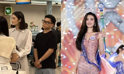 Hoa hậu Ý Nhi xuất hiện cạnh bạn trai, thay đổi ngoại hình sau 3 tháng "ở ẩn" vì lùm xùm "vạ miệng"