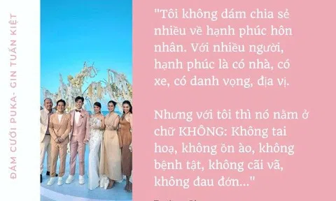 Những lần Trường Giang nhắn nhủ các cặp đôi trong đám cưới nghe thấm thía: Hạnh phúc nằm ở chữ "Không"