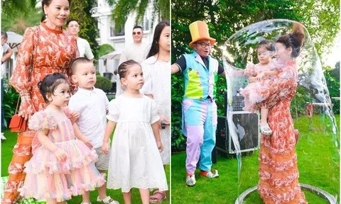 Sao Việt 24h: Mẹ ruột Hồ Ngọc Hà khoe nhan sắc rực rỡ tuổi U70 bên cặp sinh đôi, Lisa - Leon lớn thấy rõ