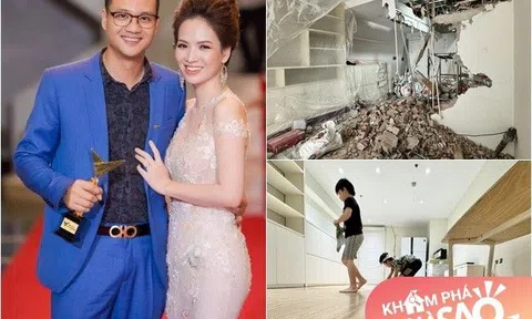 Người đẹp thời tiết Đan Lê xắn quần bốc gạch vôi vữa sửa căn nhà thứ 4, hai con trai "nai lưng" dọn dẹp